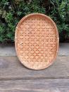 Oval Bamboo Plate - small